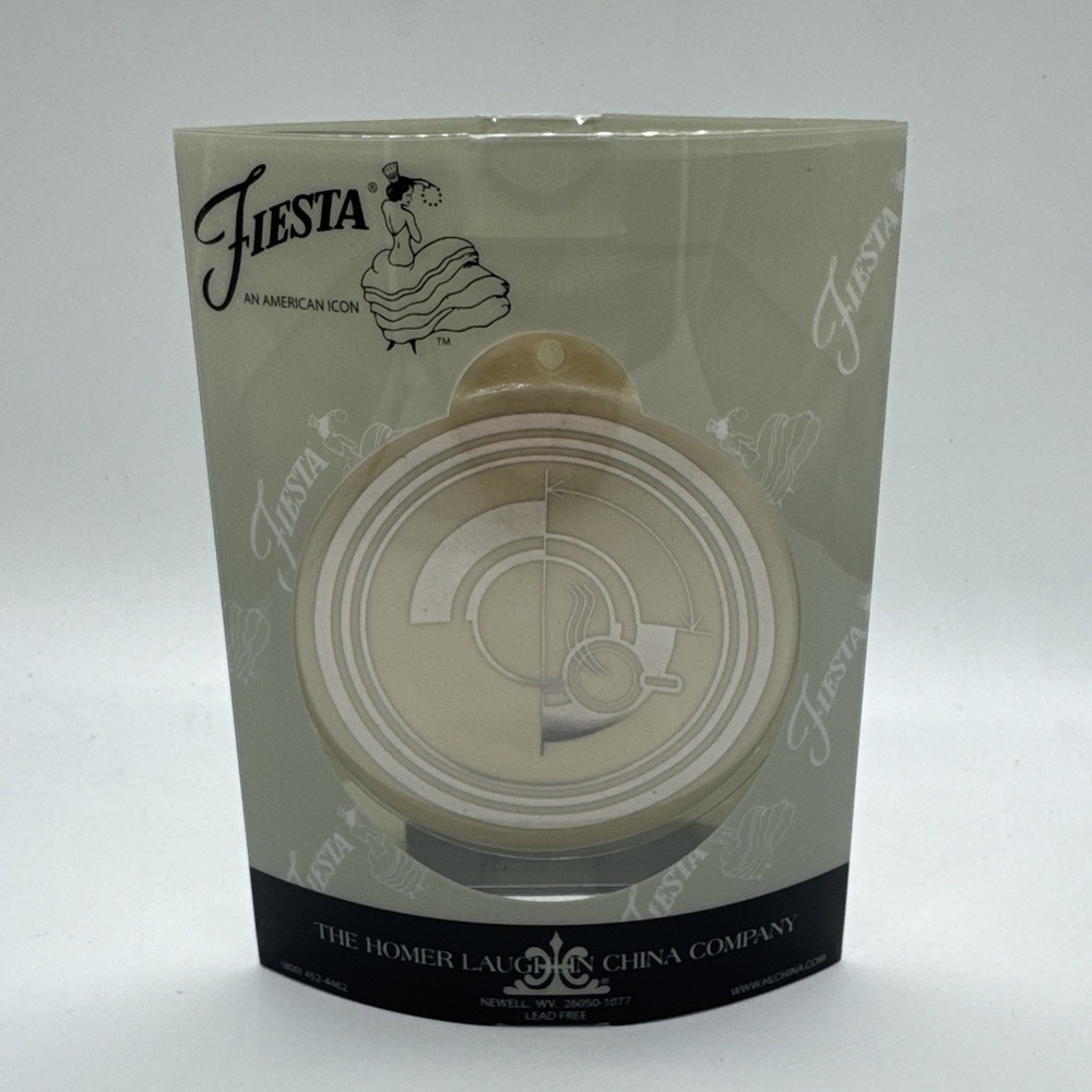 Fiestaware Platinum Stripe Ornament 2018 HLCCA Anniversary Conference Exclusive